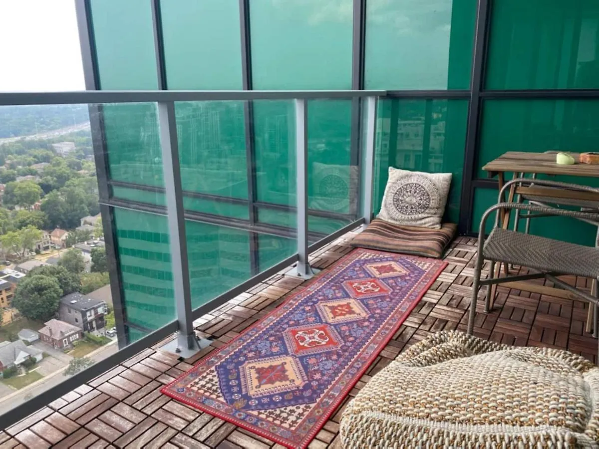 Cozy 2 Bedroom Boho Apartment North York Skyscraper Toronto Canada