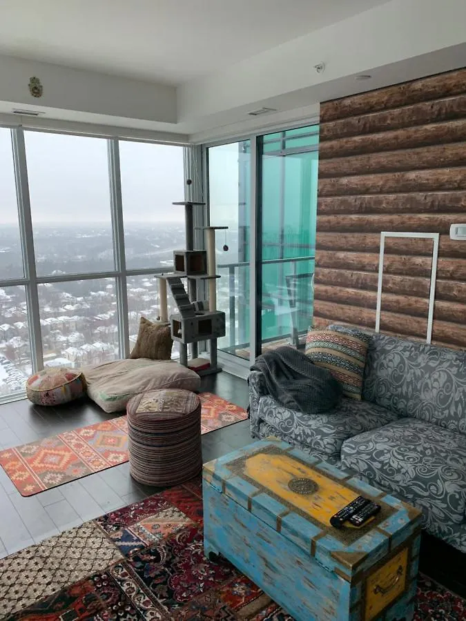 Cozy 2 Bedroom Boho Apartment North York Skyscraper Toronto 0*,  Canada